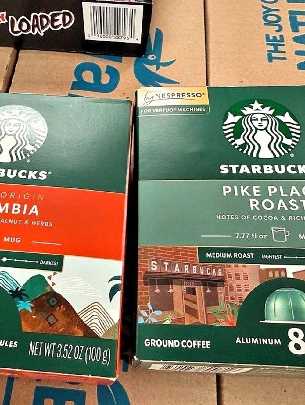 Starbucks by Nespresso Pike Place Roast & Colombia Vertuo Pods Nespresso Vertuo